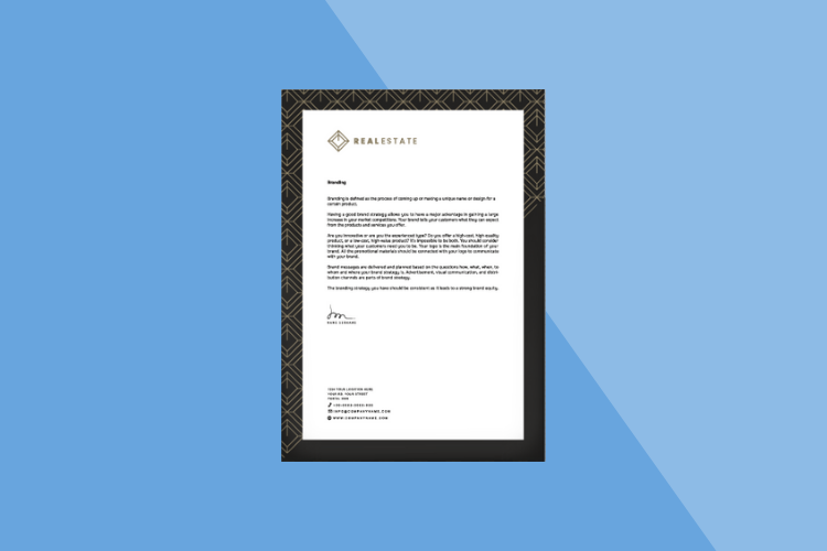 Letterhead Printing Dubai 2