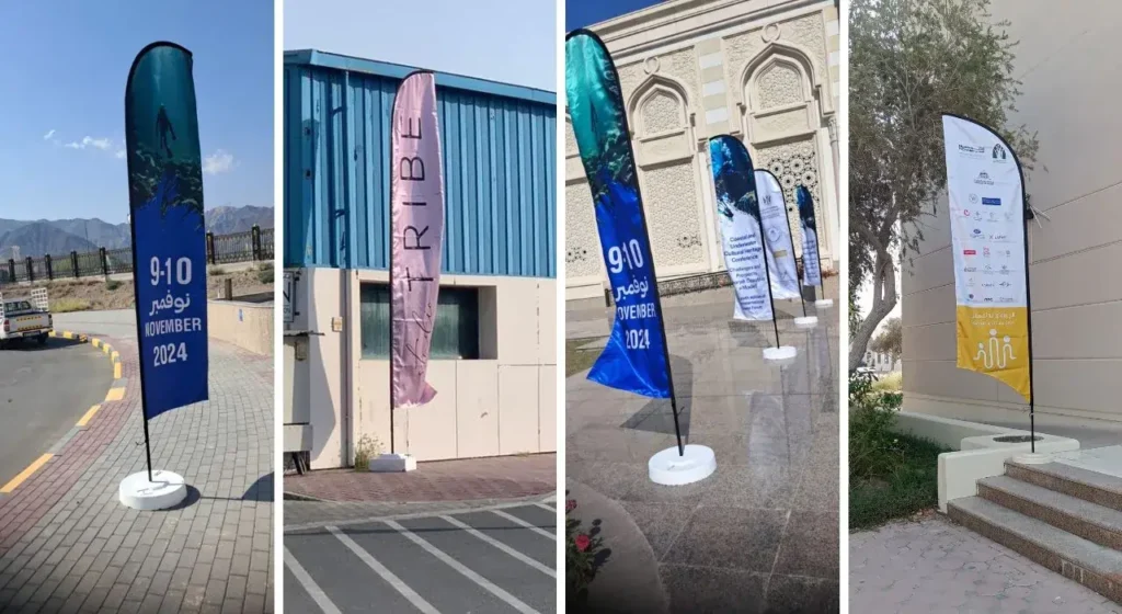Feather Flag Printing in Dubai and Abu Dhabi