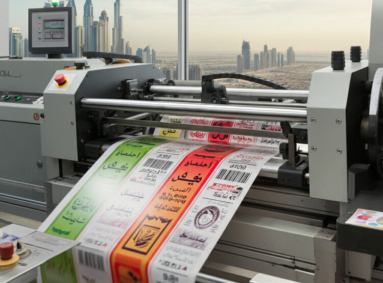 label printing in dubai