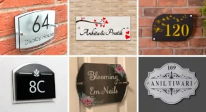 House name plates in Dubai