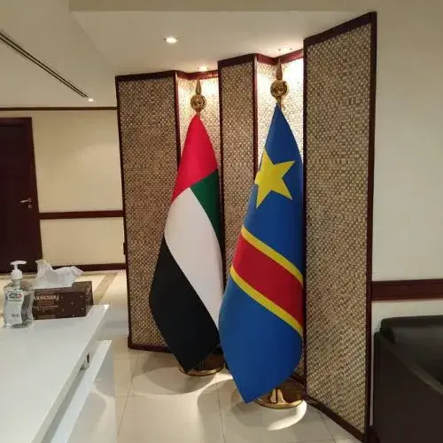 Crown Pole Conference Flags in Dubai