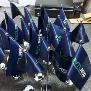 Double side Table Flags Printing in Dubai