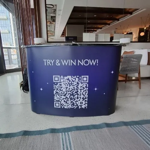 Pop up Table Counter