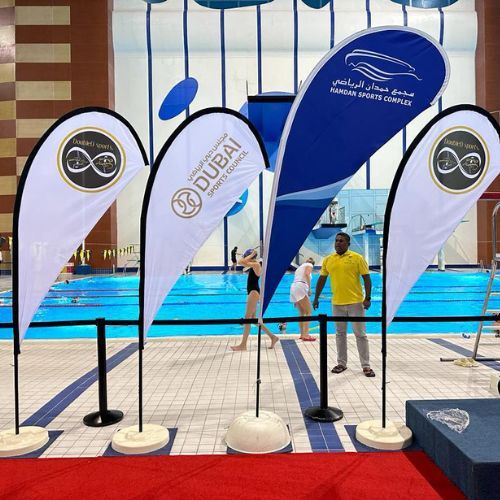Teardrop Flags Printing in Dubai