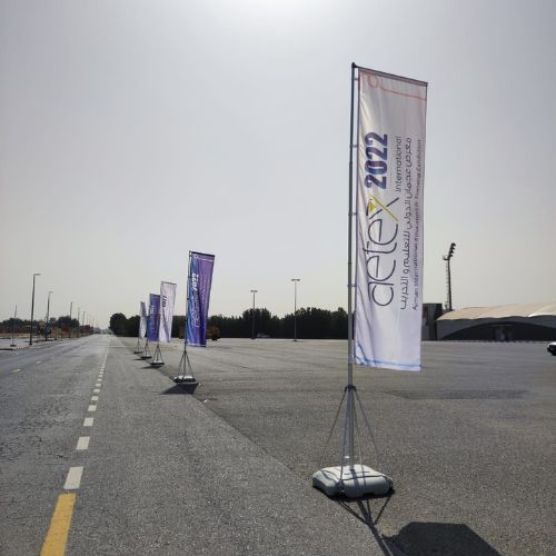 Telescopic Flags Printing in Dubai