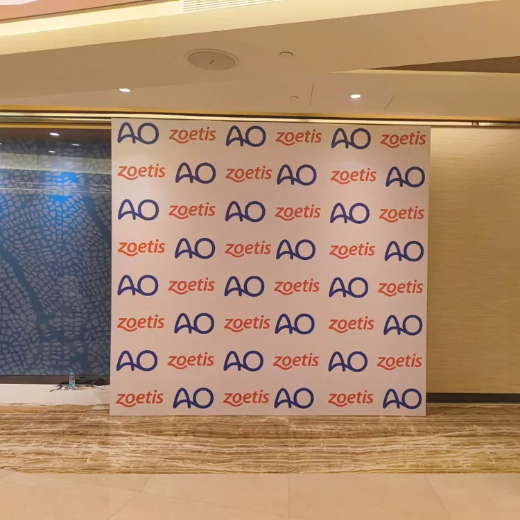 300x300cm Wooden Backdrop Printing in Dubai