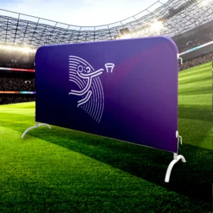 Double-Sided Fabric Fence Branding in Dubai