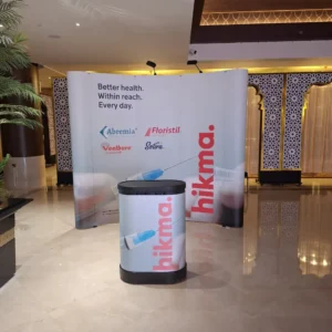 Indoor Pop-Up Display Stands Printing in Dubai