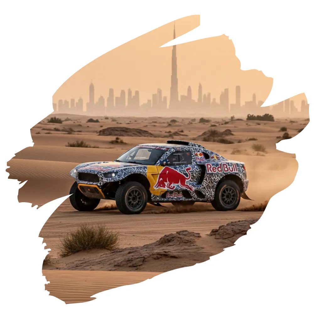 Custom vehicle branding in Dubai with company logo