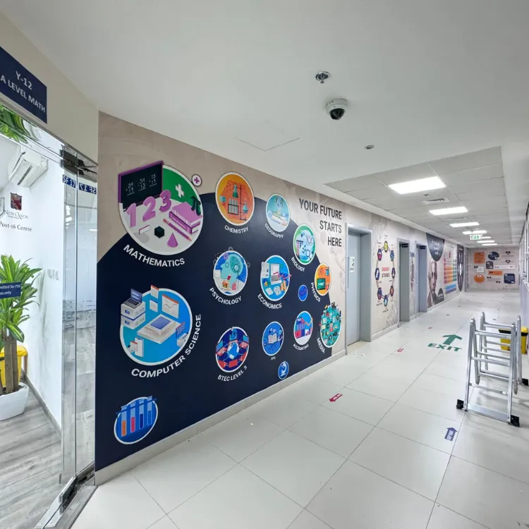 High-quality wall sticker printing in Dubai for businesses
