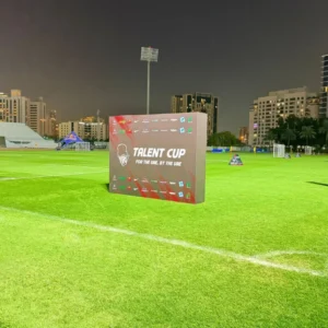 Wooden Backdrops with a Banner Design