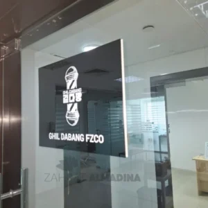 Customized Acrylic name plate Dubai