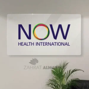 Walll name plate installation for office Dubai