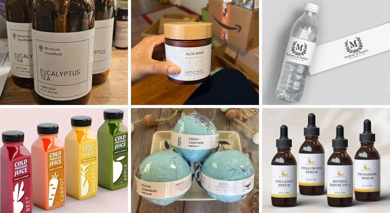 Custom Bottle Stickers Dubai for Businesses