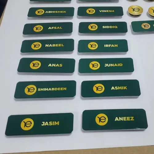 Personalized company badges printing Dubai