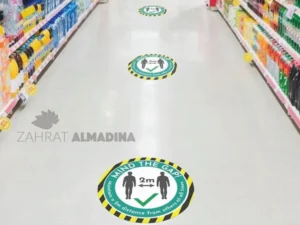 custom floor stickers printing in dubai uae