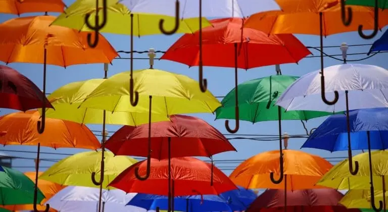 Professional umbrella printing services in Dubai for promotions