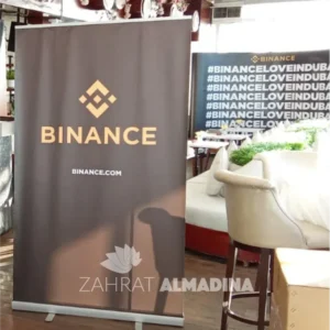200x120cm roll up banner printing dubai corporate event