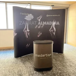 3x3 Curved Hard case pop up branding Dubai - Marina, JLT, Business Bay, JBR, Down Town, Silicon Oasis