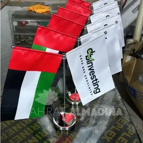 T-shape Table Flags Printing