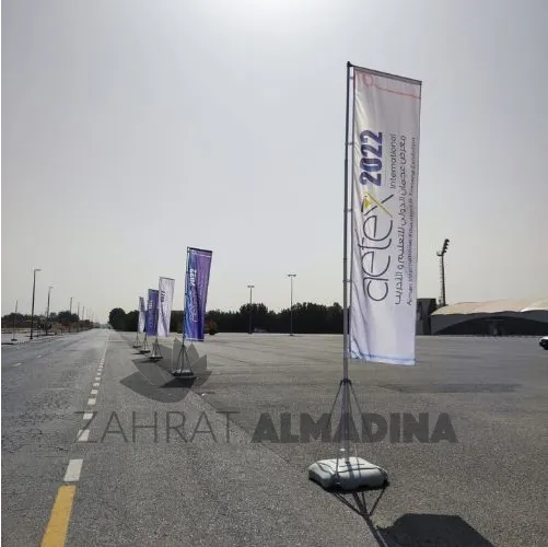Telescopic Flags Printing with Stand