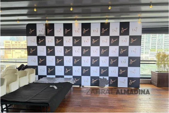 Tension Fabric Backdrop Dubai - Marina, JLT, Business Bay, JBR, Down Town, Silicon Oasis
