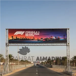 pvc banner printing dubai outdoor fences walls signs