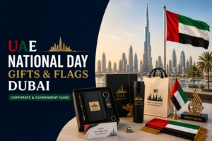 UAE National Day gifts and flags Dubai — branded corporate gifts and custom UAE flags by Zahrat Al Madina Printing Umm Ramool Dubai