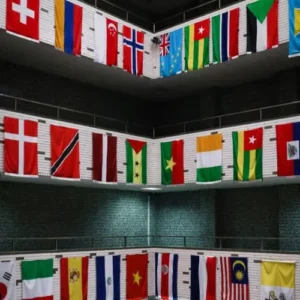 Custom Country Flags Printing Dubai and Abu Dhabi, UAE - Marina, JLT, Business Bay, Al Qouz, Al Barsha