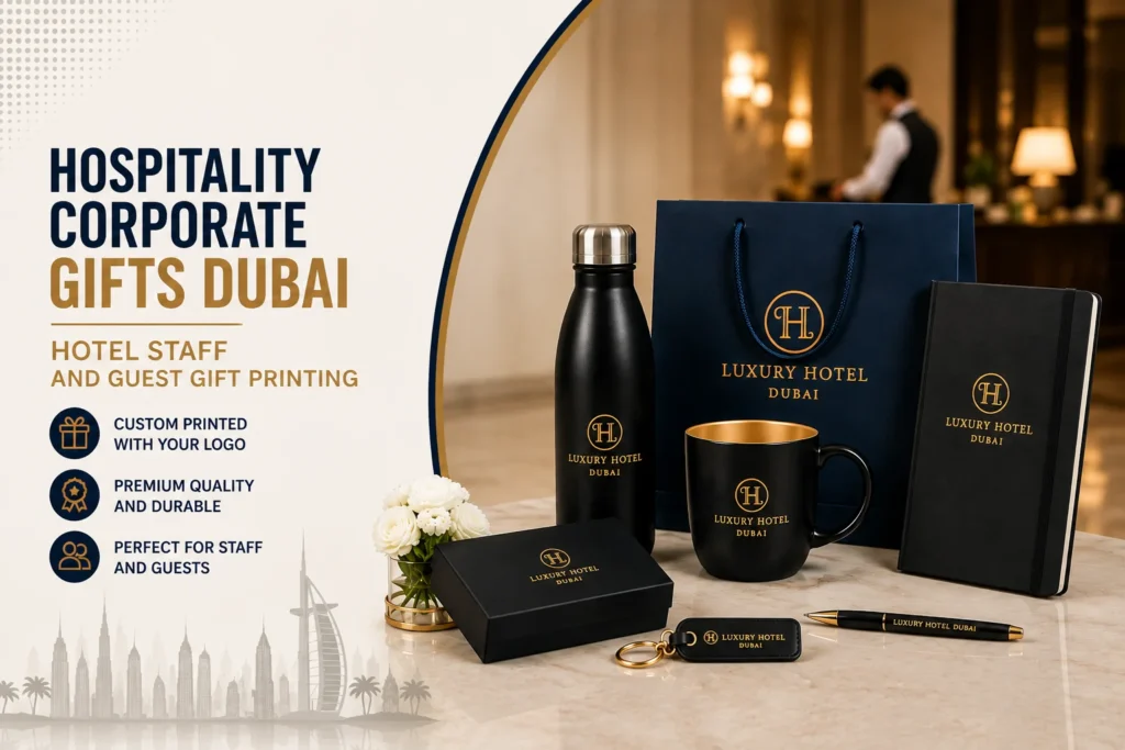 Hospitality Gifts Dubai — Hotel Staff and Guest Gift Printing
