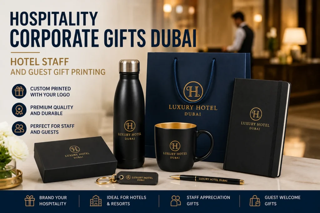 Hospitality Gifts Dubai — Hotel Staff and Guest Gift Printing