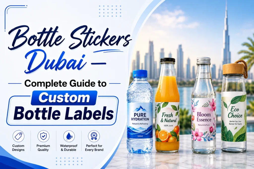 Bottle Stickers Dubai — Complete Guide to Custom Bottle Labels