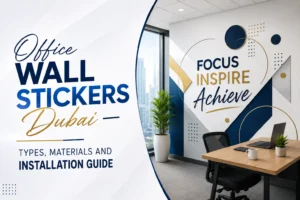 Office Wall Stickers Dubai — Types, Materials and Installation Guide