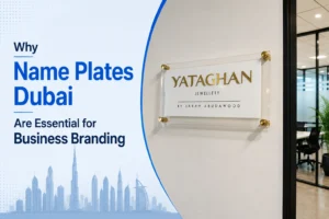 Name plates Dubai for professional business branding