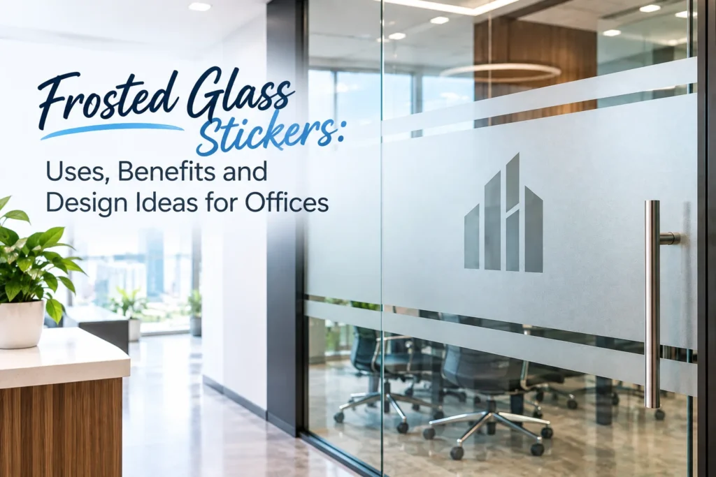 Frosted glass stickers for office privacy and glass partition design