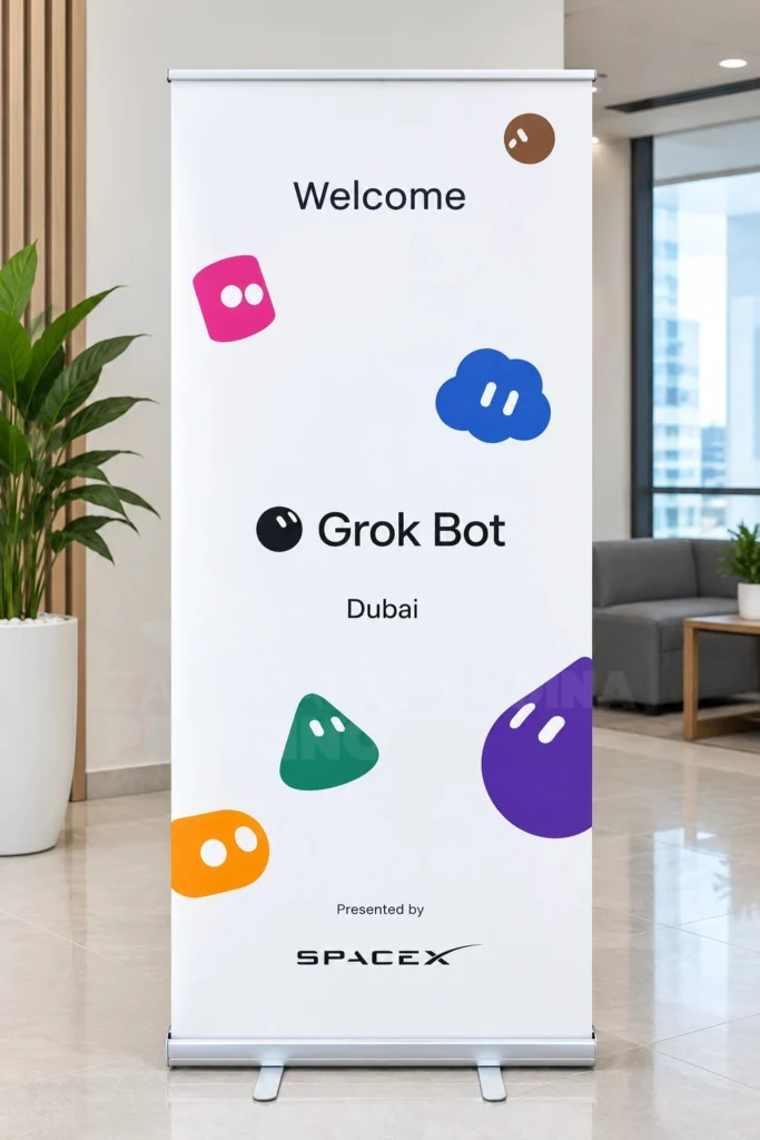 Roll Up Banner Stand Dubai