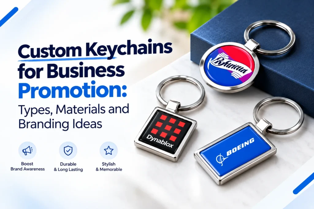 Custom keychains for business promotion in Dubai